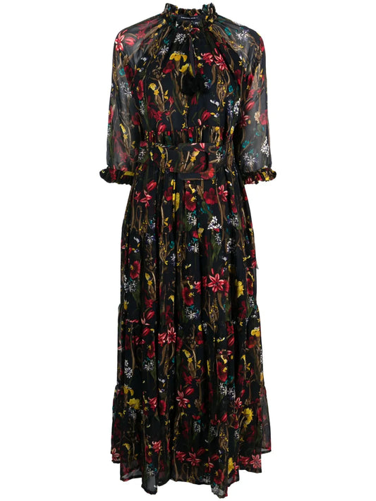 Aster Floral-Print Shirtdress