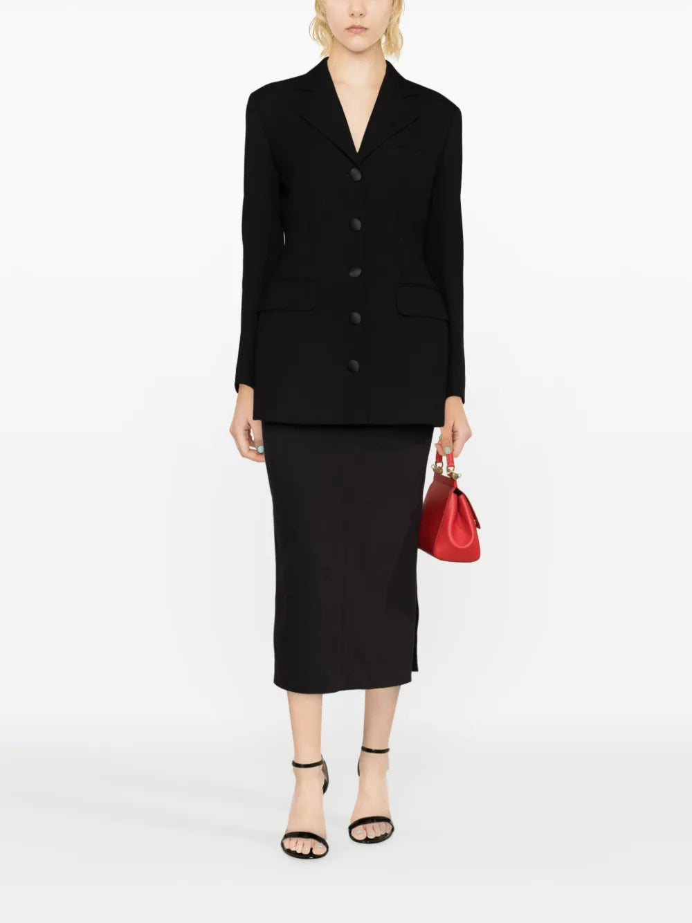 Single-Breasted Virgin-Wool Blazer