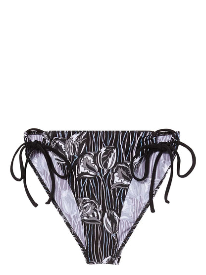 Floral Print Tied Bikini Bottom