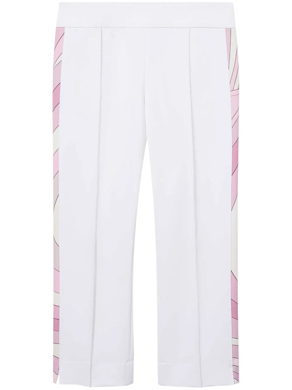 Iride-Print Cropped Trousers