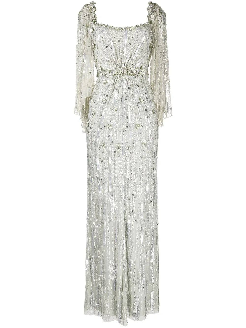 Brightstar Sequin-Embellished Tulle Gown