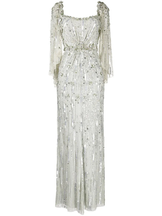 Brightstar Sequin-Embellished Tulle Gown