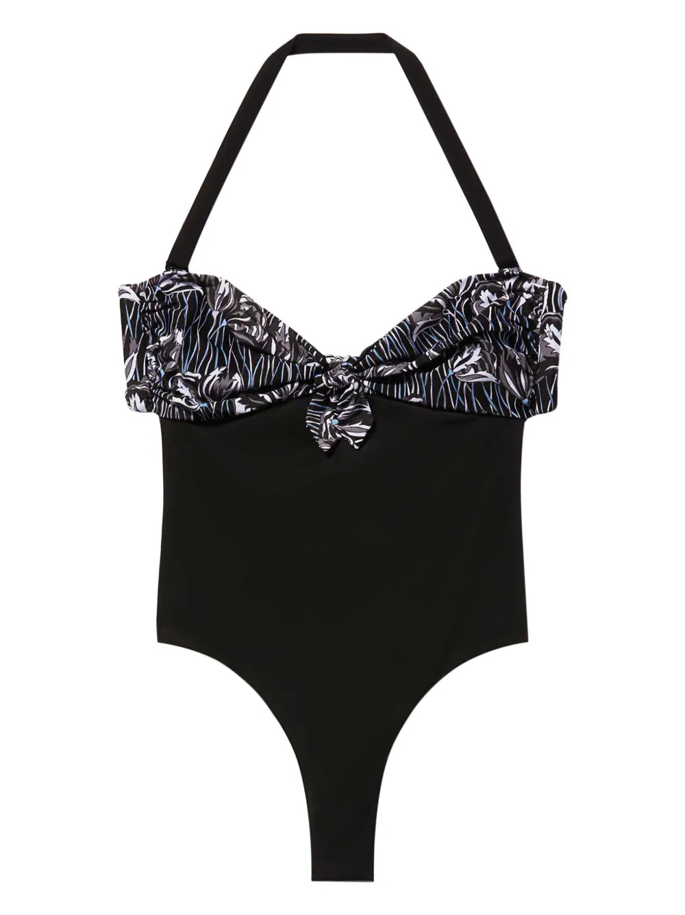 Fiori Di Loto-Print Swimsuit