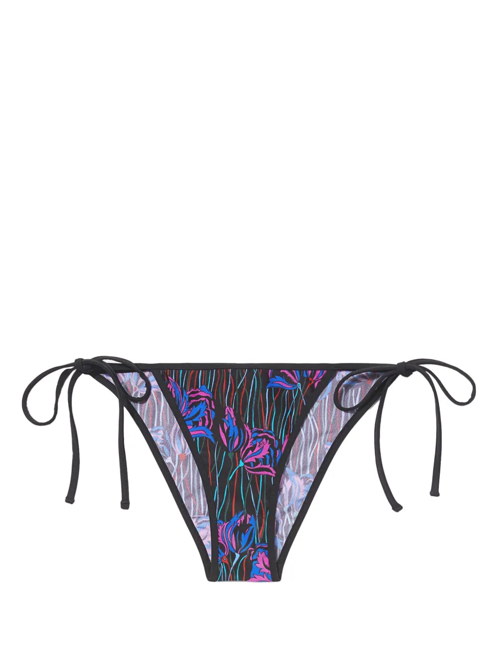 Floral Print Tied Bikini Bottom