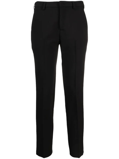 Pressed-Crease Slim-Fit Trousers