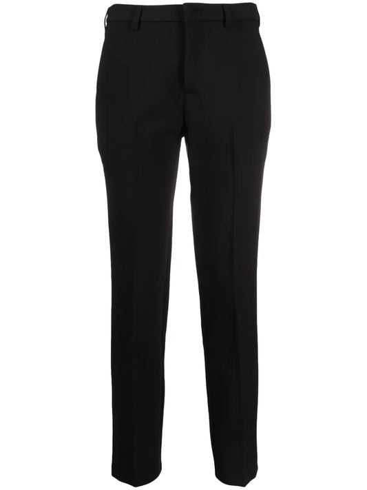 Pressed-Crease Slim-Fit Trousers