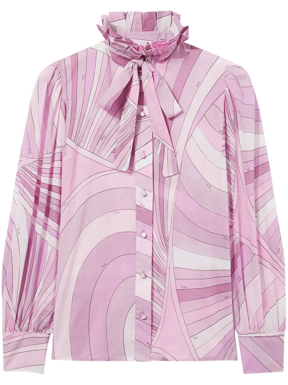 Iride-Print Cotton Blouse