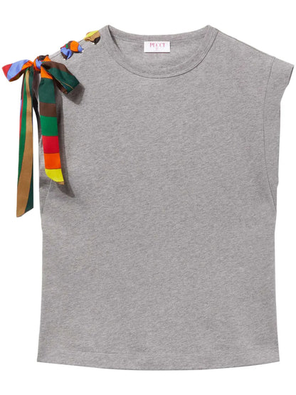 Stripe-Detailing Cotton T-Shirt