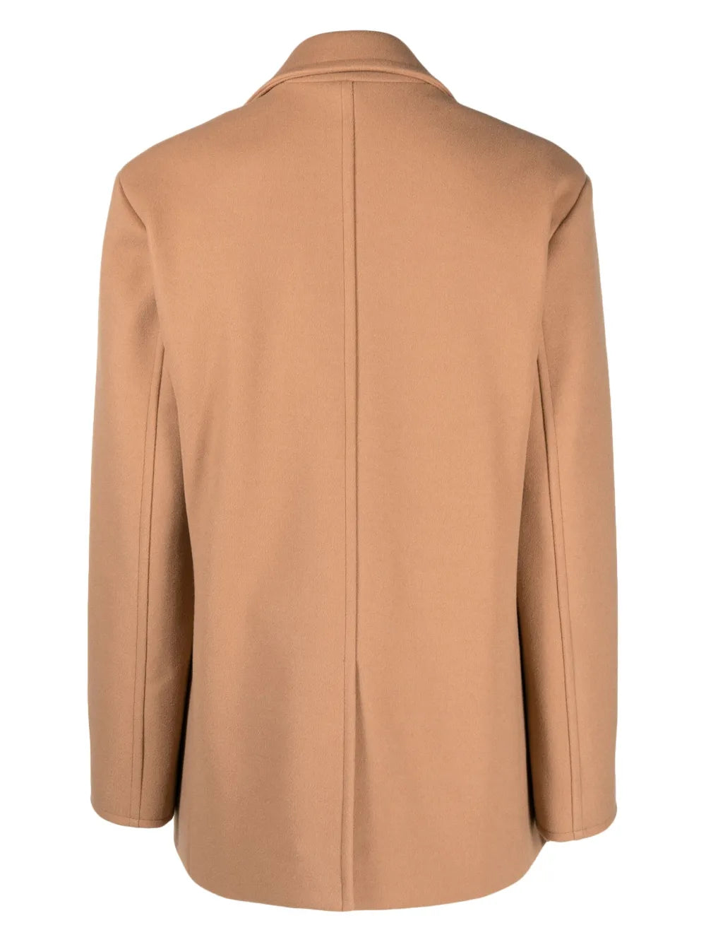 Single-Breasted Felted Coat
