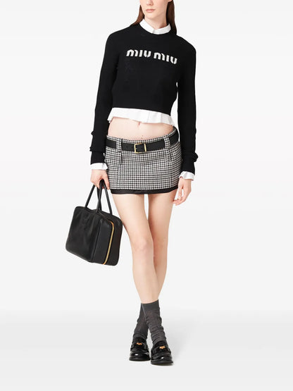 Logo-Intarsia Cashmere Jumper