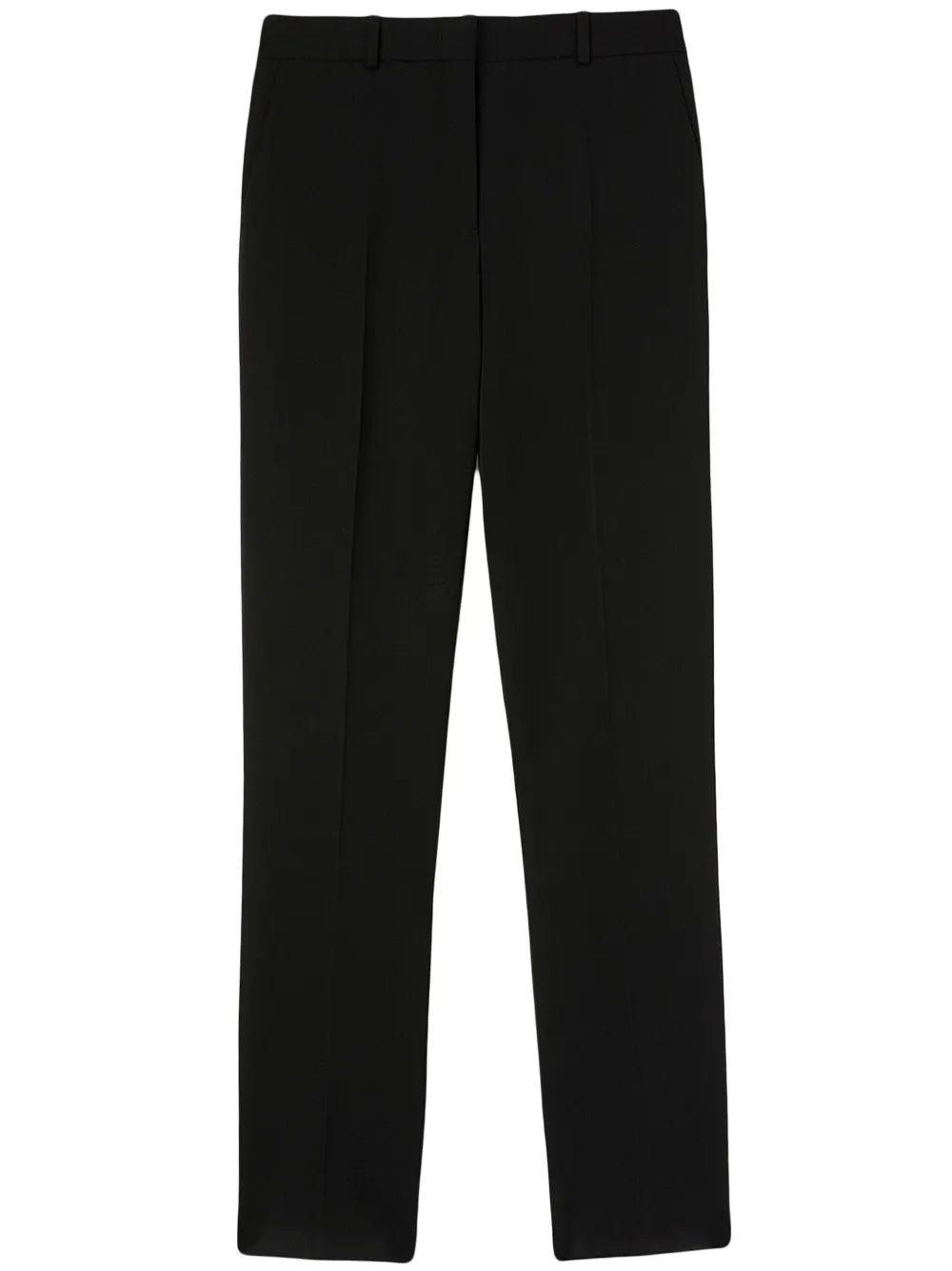 High-Waist Straight-Leg Trousers