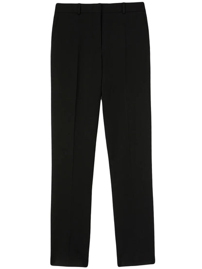 High-Waist Straight-Leg Trousers