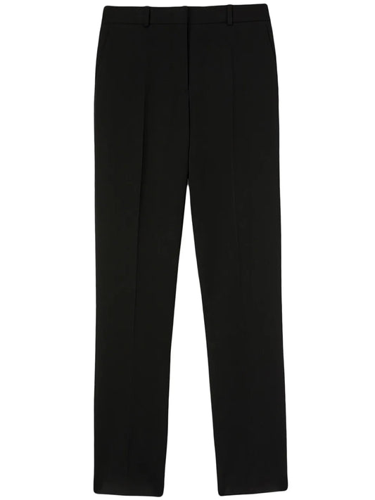 High-Waist Straight-Leg Trousers