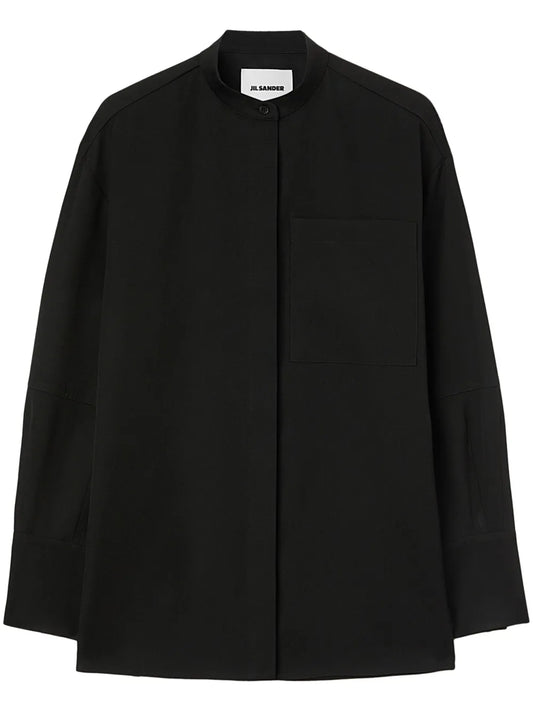 Wool Gabardine Shirt