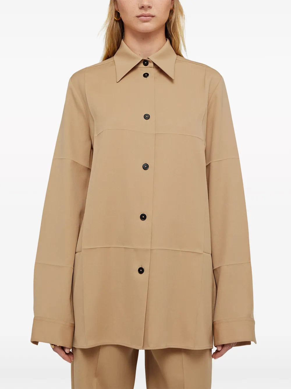 Wool Gabardine Shirt