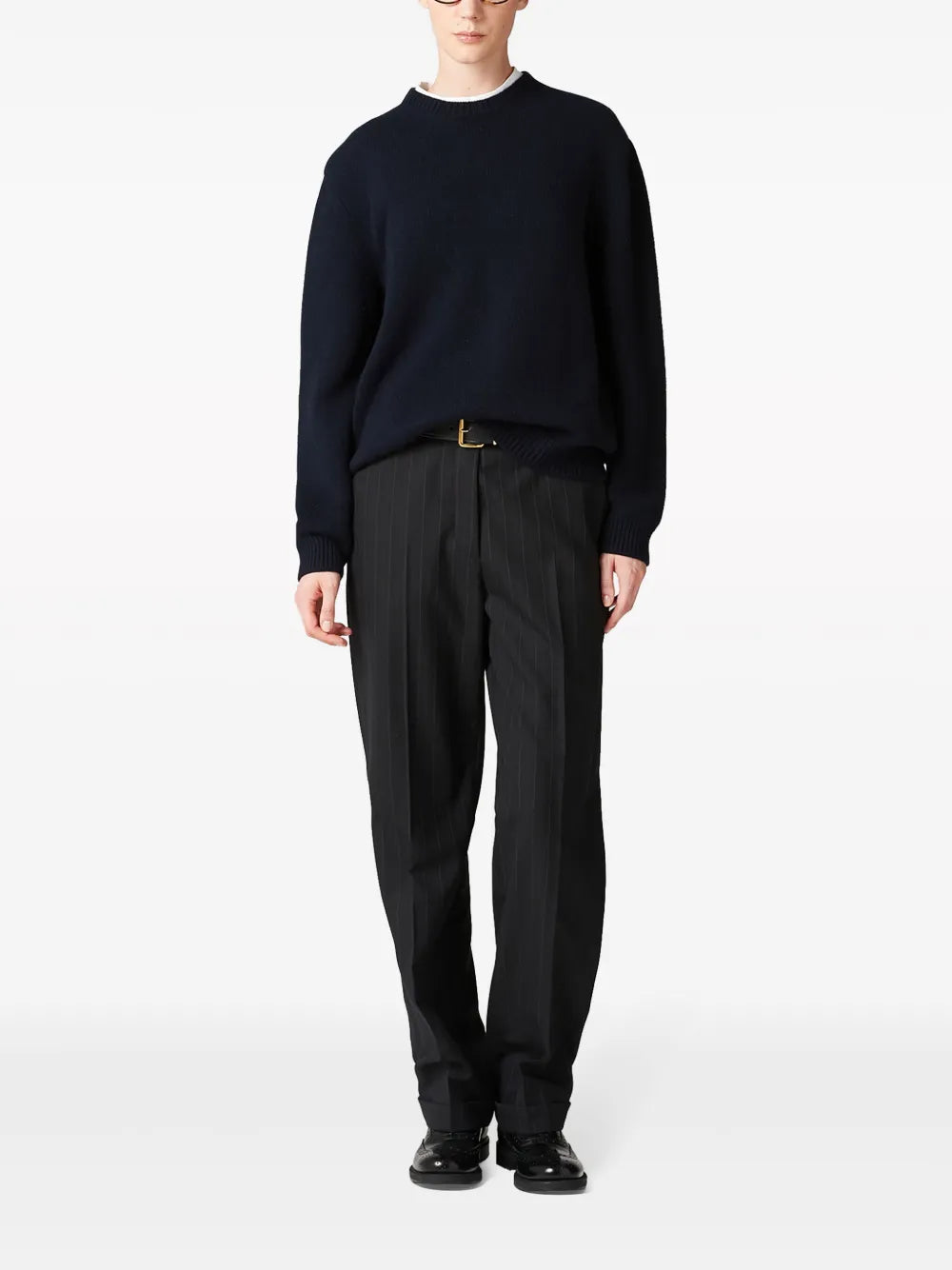 Plain Knit Cashmere Jumper