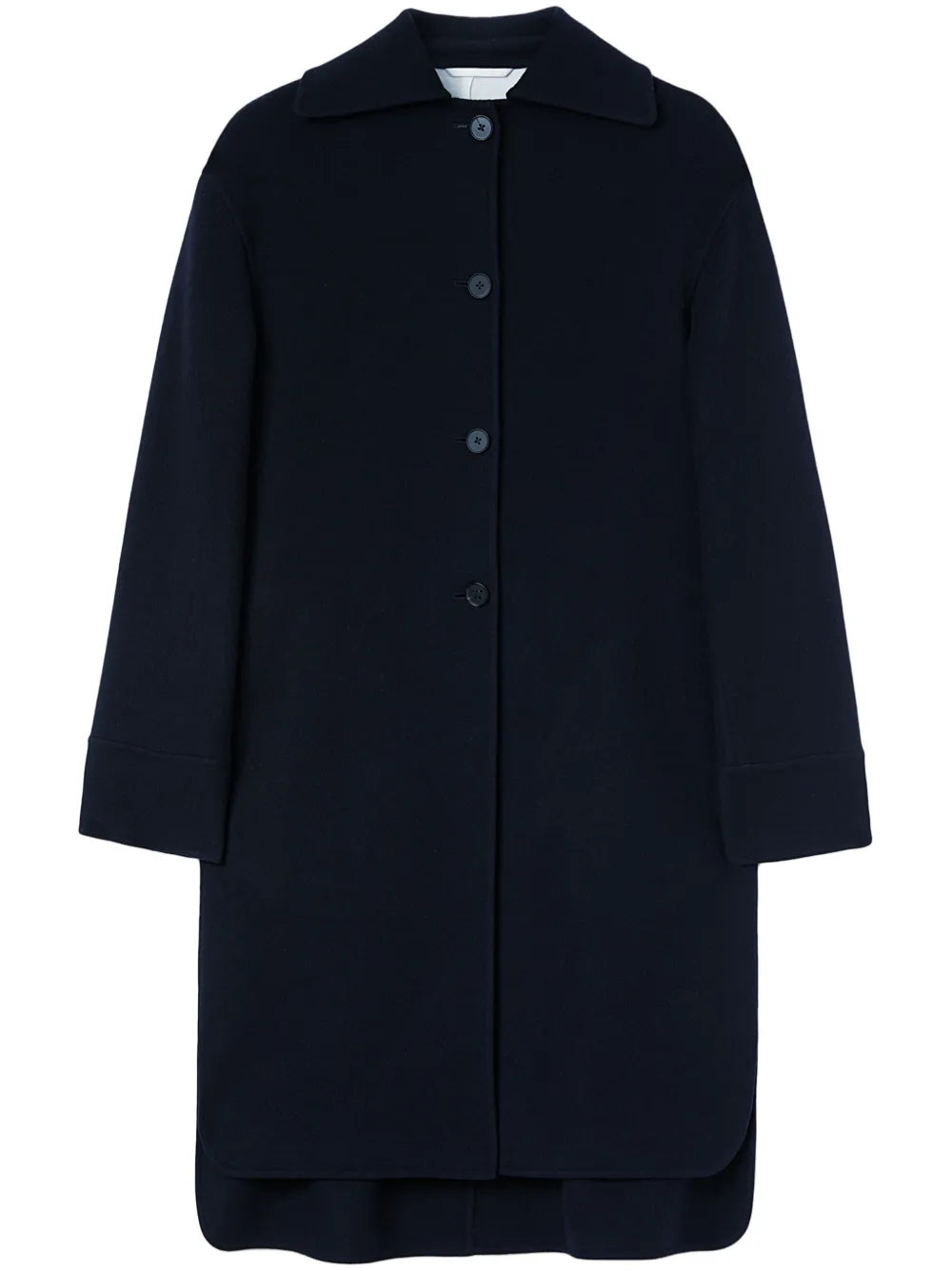 Single-Breasted Cashmere Coat