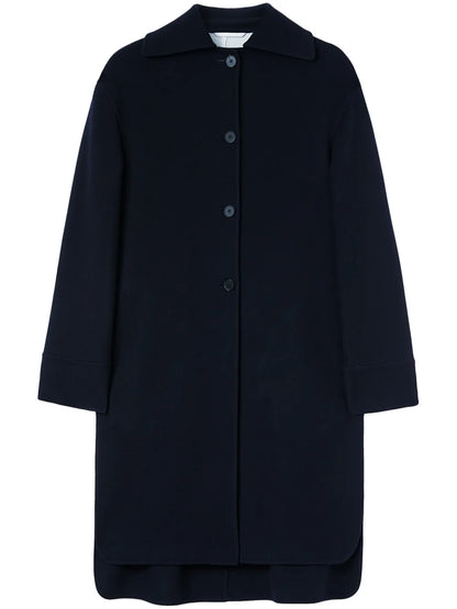 Single-Breasted Cashmere Coat