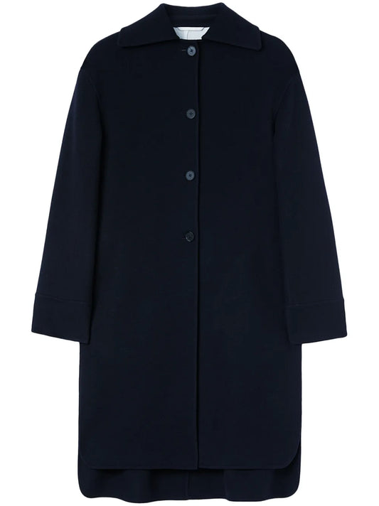 Single-Breasted Cashmere Coat