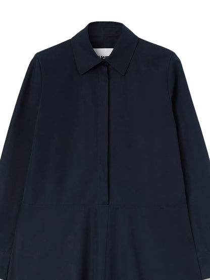 Long-Sleeved Organic Cotton Shirtdress