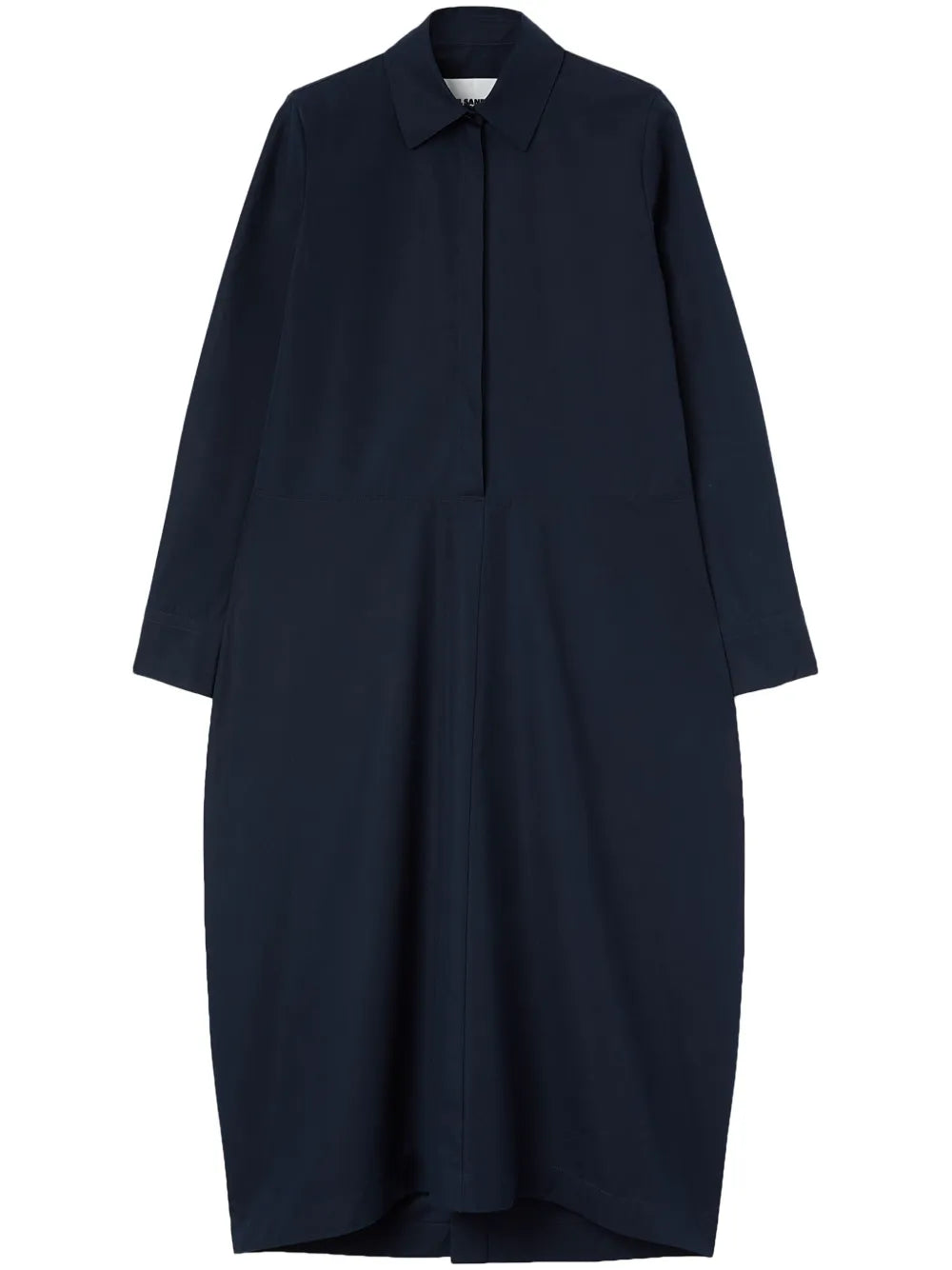 Long-Sleeved Organic Cotton Shirtdress