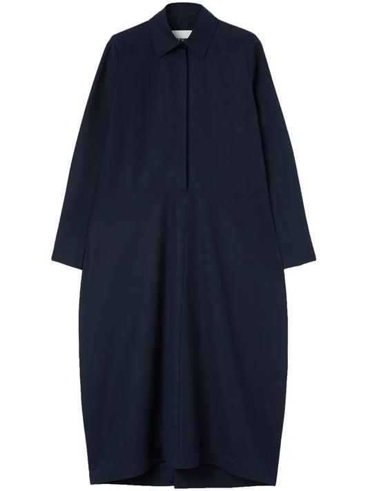 Long-Sleeved Organic Cotton Shirtdress