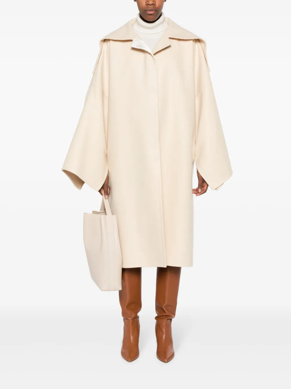 Felted Virgin-Wool Coat