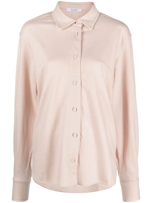 Long-Sleeved Virgin Wool Shirt