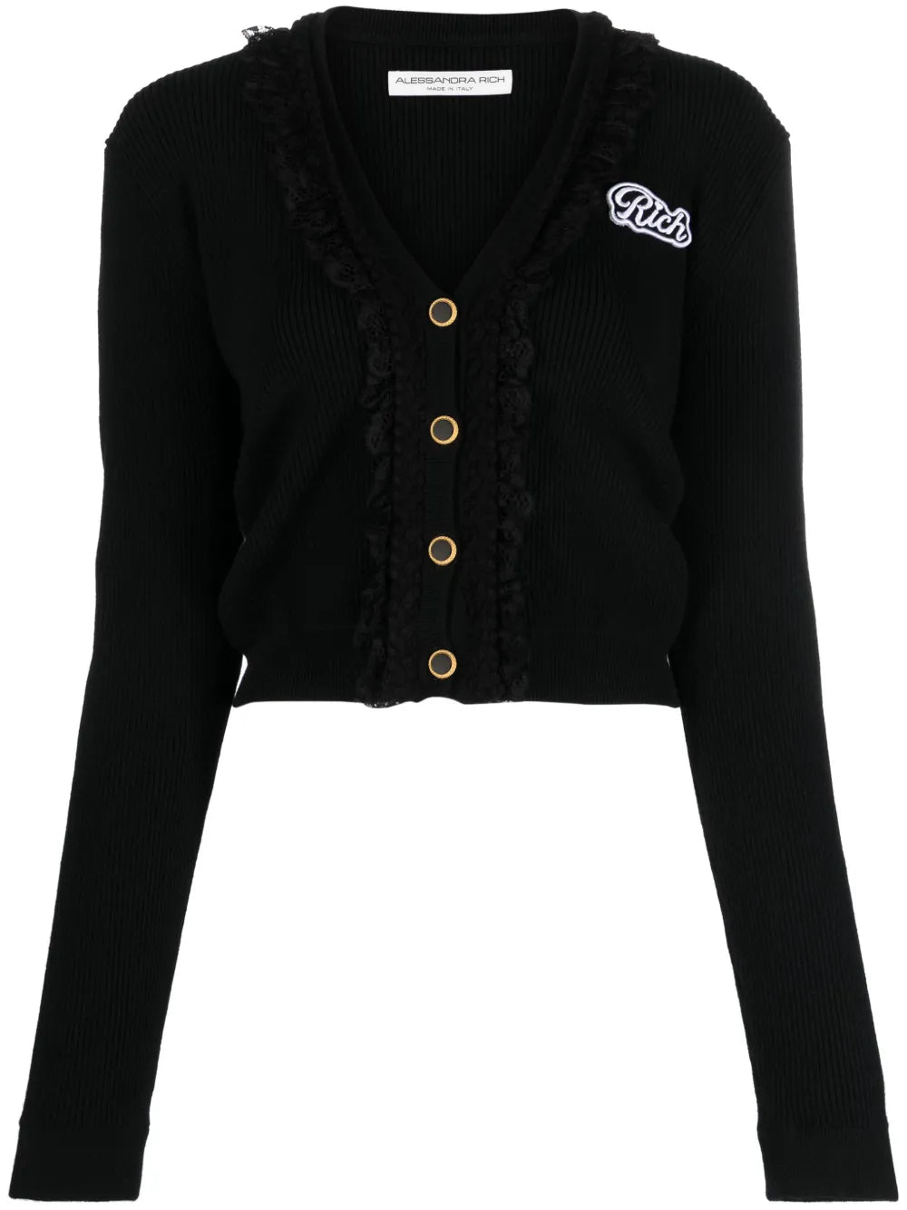 Rich Ribbed-Knit Cardigan