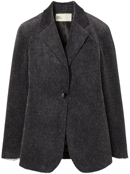 Cinched Corduroy Blazer