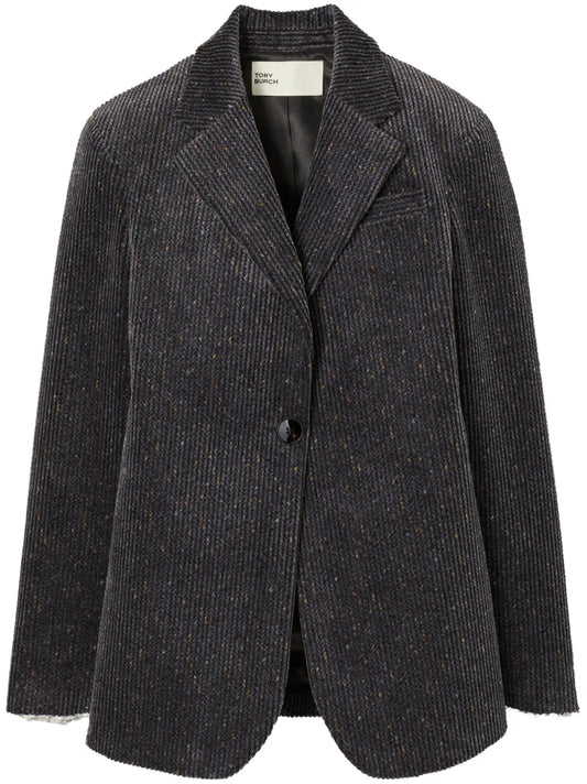 Cinched Corduroy Blazer