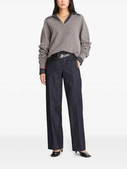 Selvedge Straight-Leg Jeans