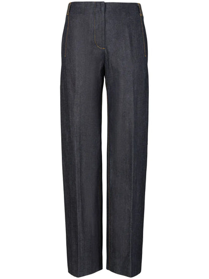 Selvedge Straight-Leg Jeans