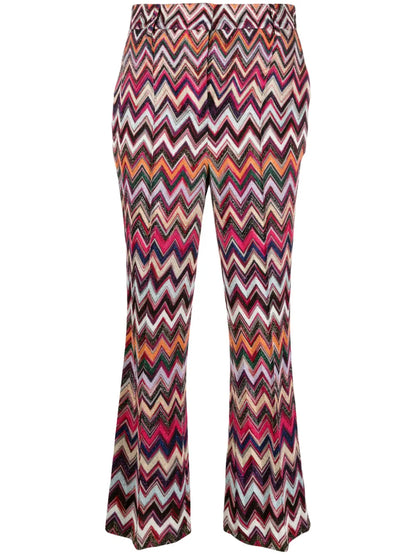 Zigzag Lurex Trousers