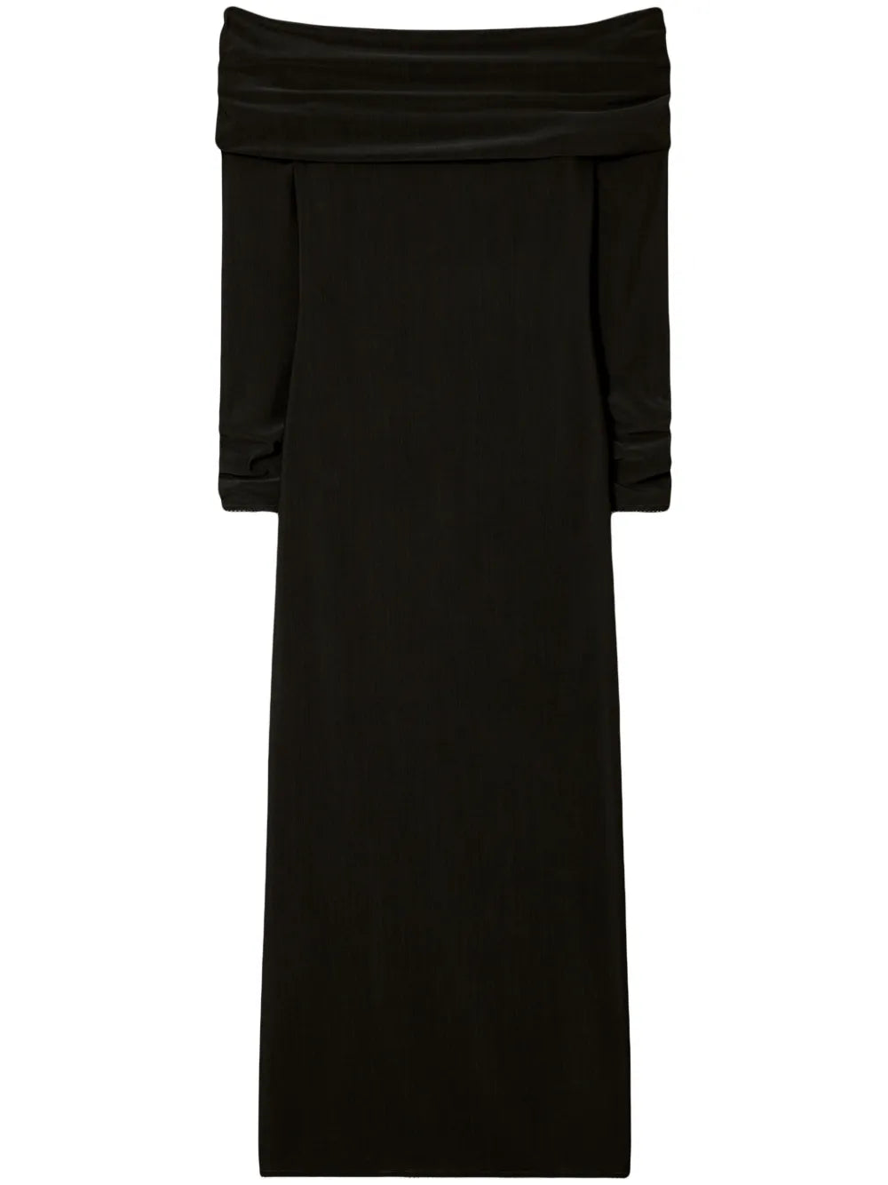 Off-Shoulder Long-Sleeved Dress