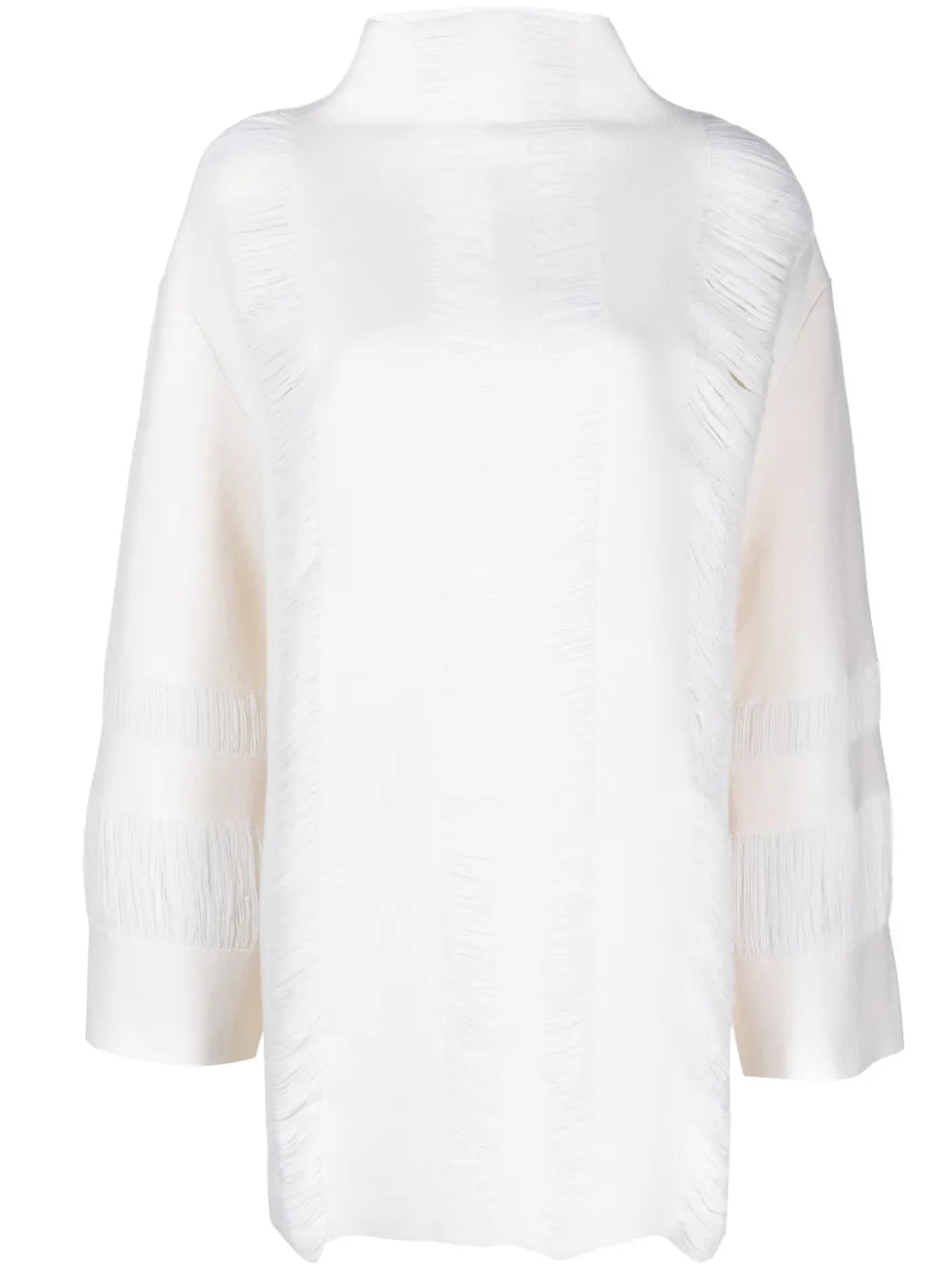 Roll-Neck Drop-Shoulder Jumper