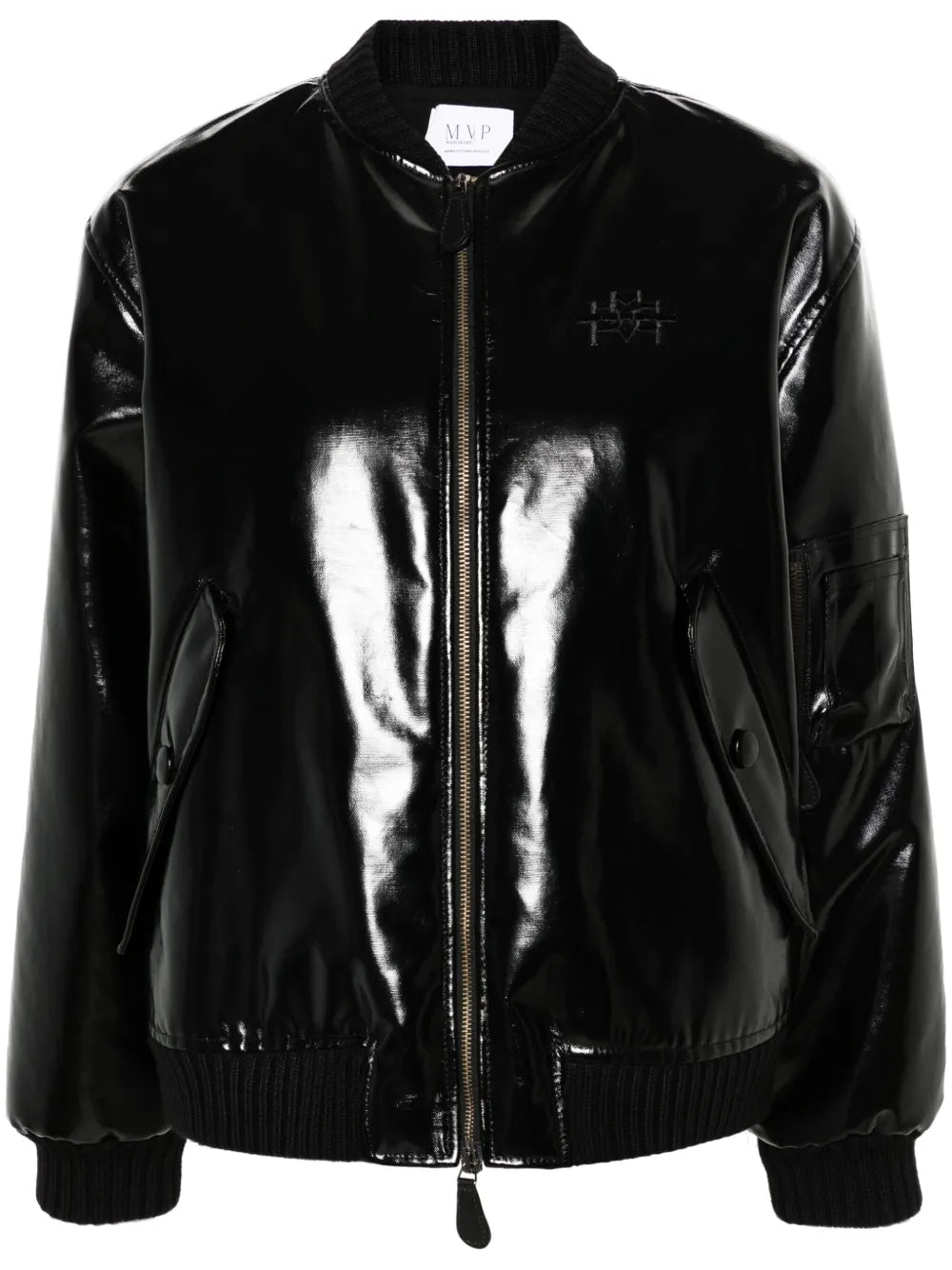 Montenapoleone Coated Bomber Jacket
