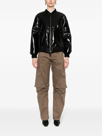 Montenapoleone Coated Bomber Jacket