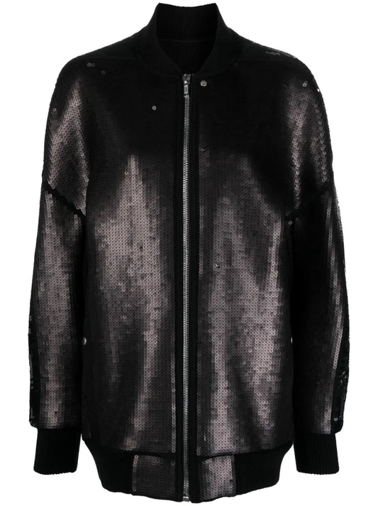 Peter Sequin-Embellished Bomber Jacket
