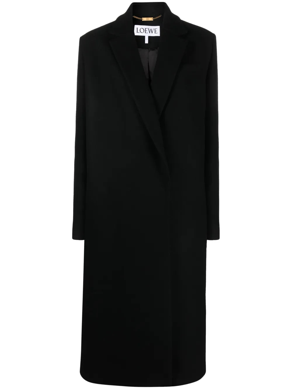 Double-Breasted Tailored Wool Coat