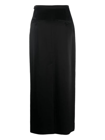 Satin Midi Skirt