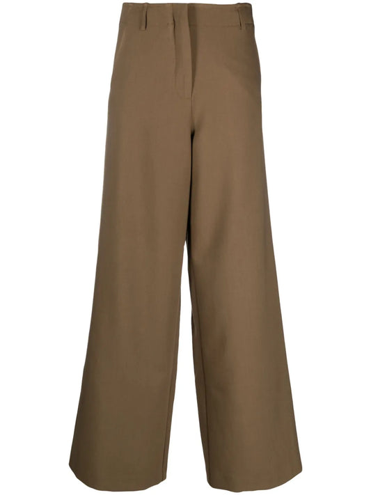 Straight-Leg Tailored Trousers
