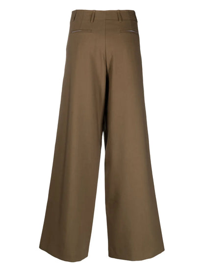 Straight-Leg Tailored Trousers