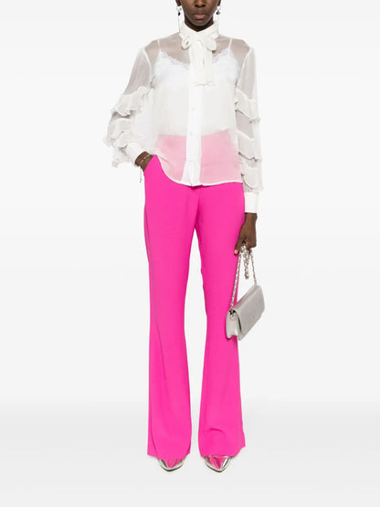 Ava Crepe Flared Trousers