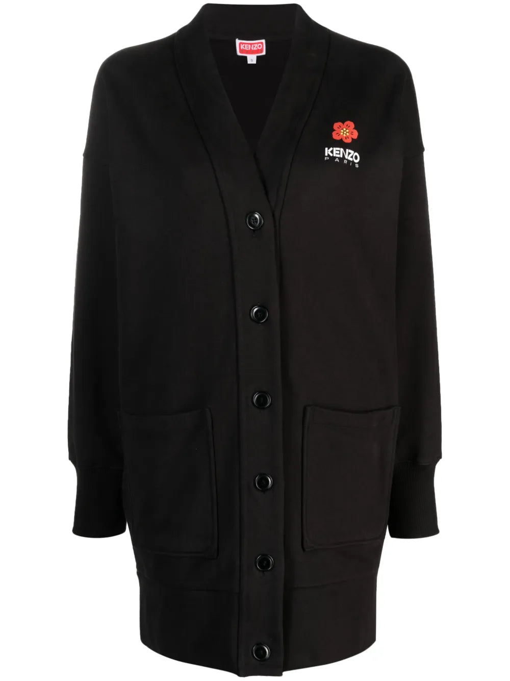 Logo-Print Cotton-Blend Cardigan