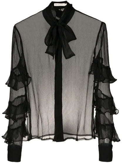 Adrian Ruffle-Detail Shirt