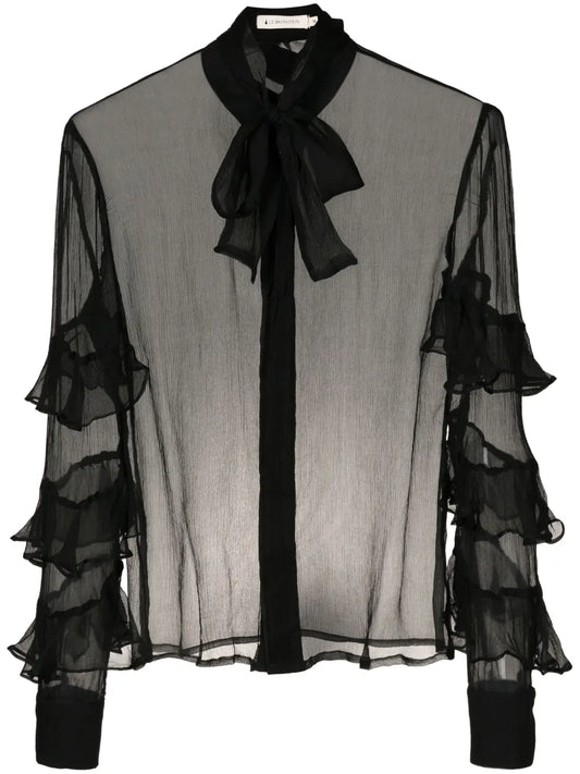 Adrian Ruffle-Detail Shirt