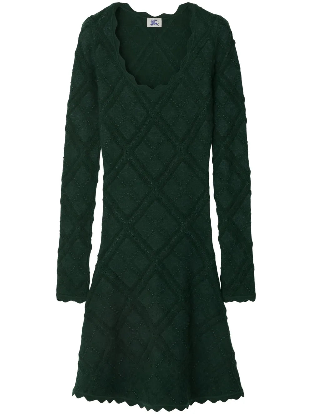 Aran Long-Sleeve Knitted Dress