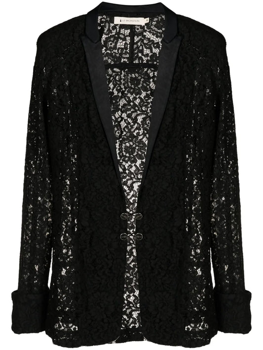 Rafa Floral-Lace Blazer