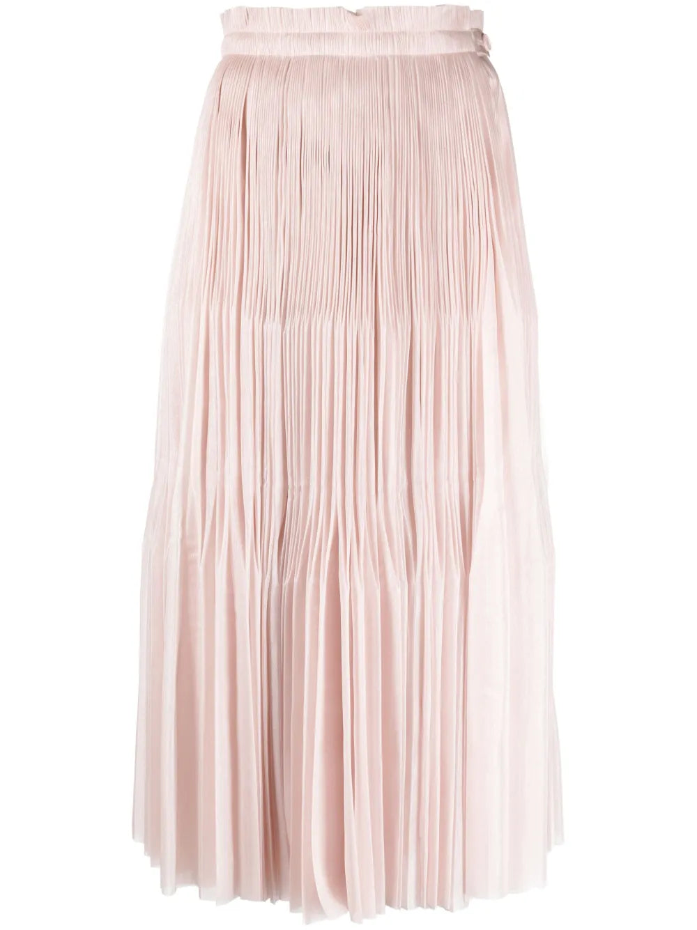 Pour Plissé Midi Skirt
